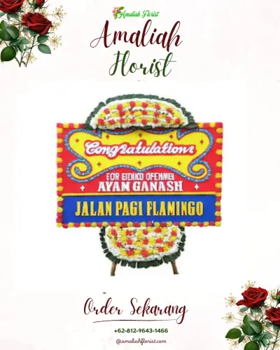 Bunga Papan Congratulation di Kalibunder